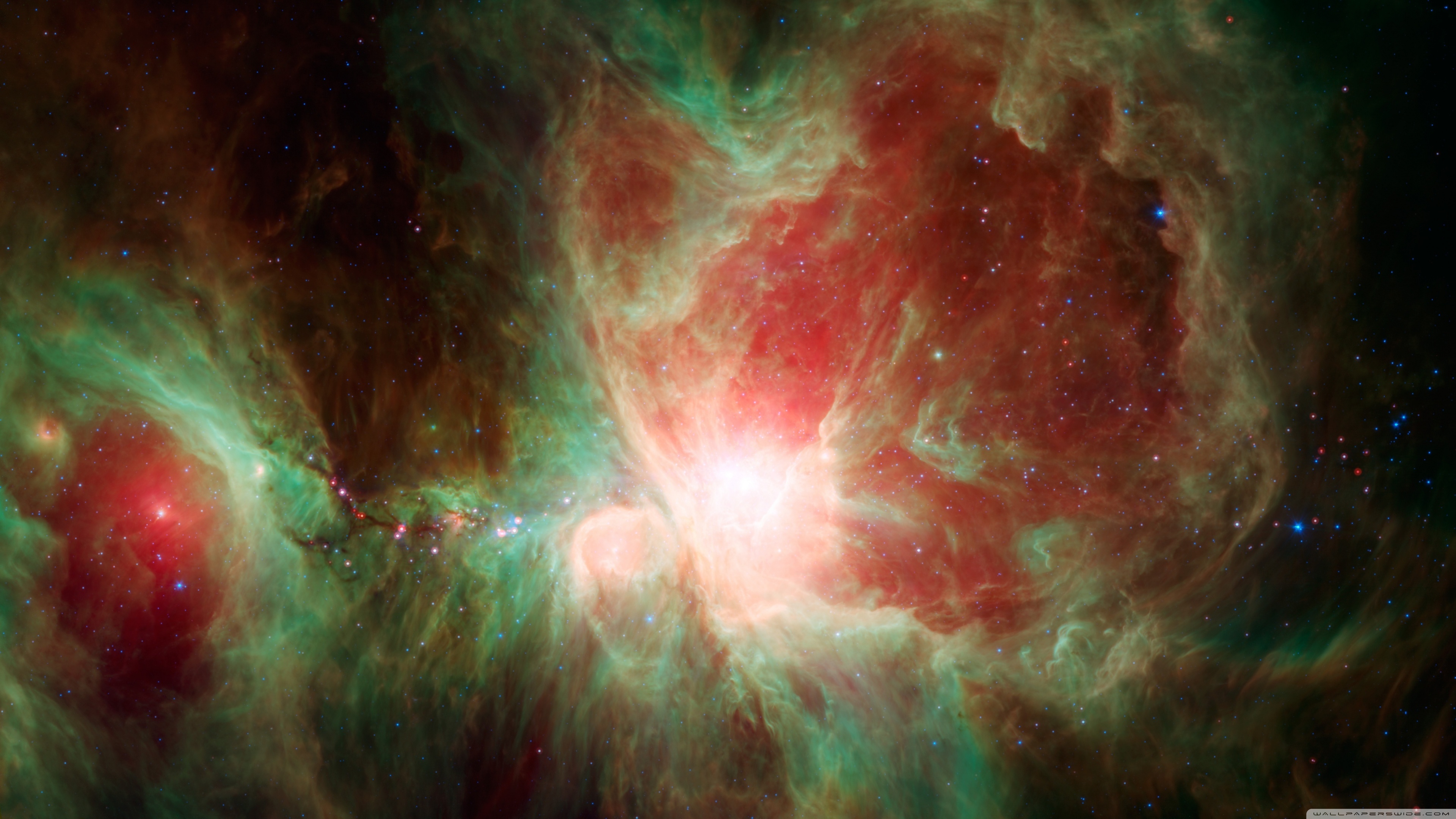 Orion Nebula Spitzer Telescope - HD Wallpaper 