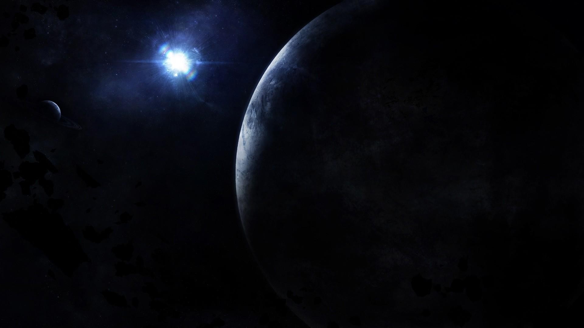 Light Of Star In Dark Space - Light In The Dark Space - HD Wallpaper 