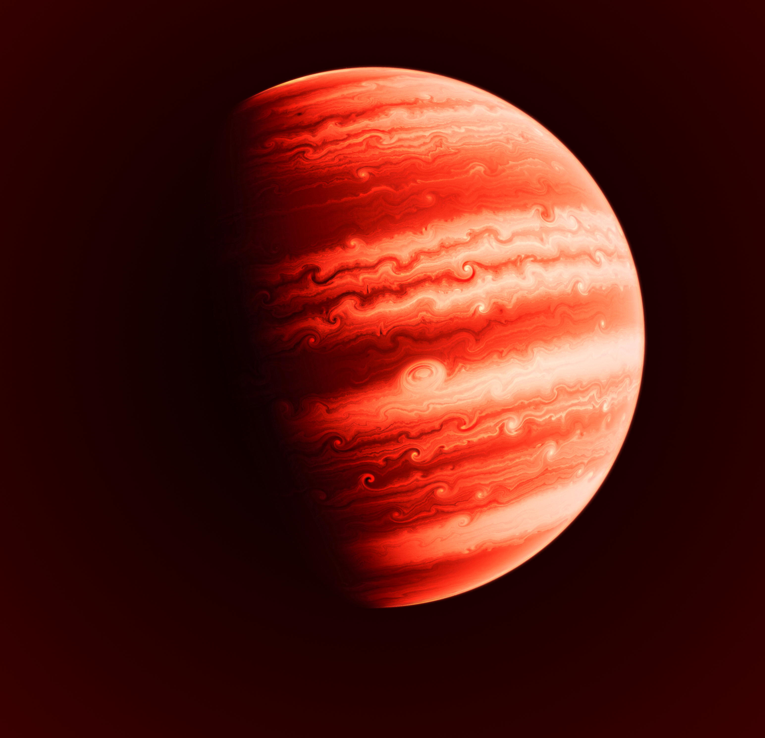 Space Engine Red Gas Giant - HD Wallpaper 