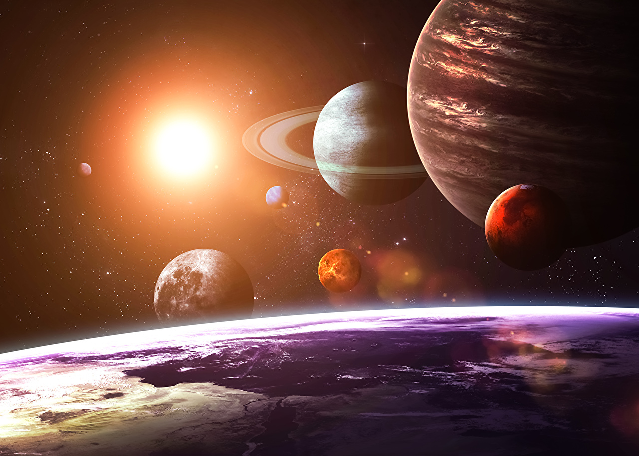 Space Wallpaper Solar System - HD Wallpaper 