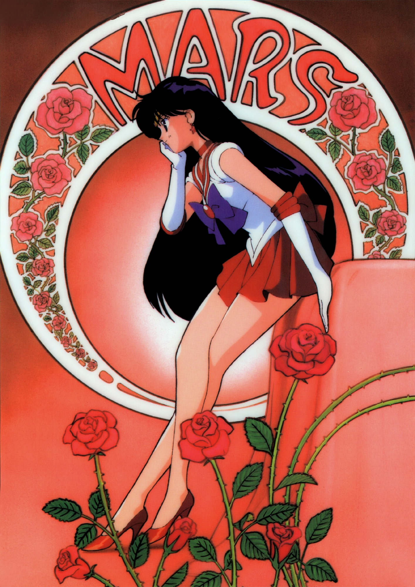 Sailor Mars - HD Wallpaper 