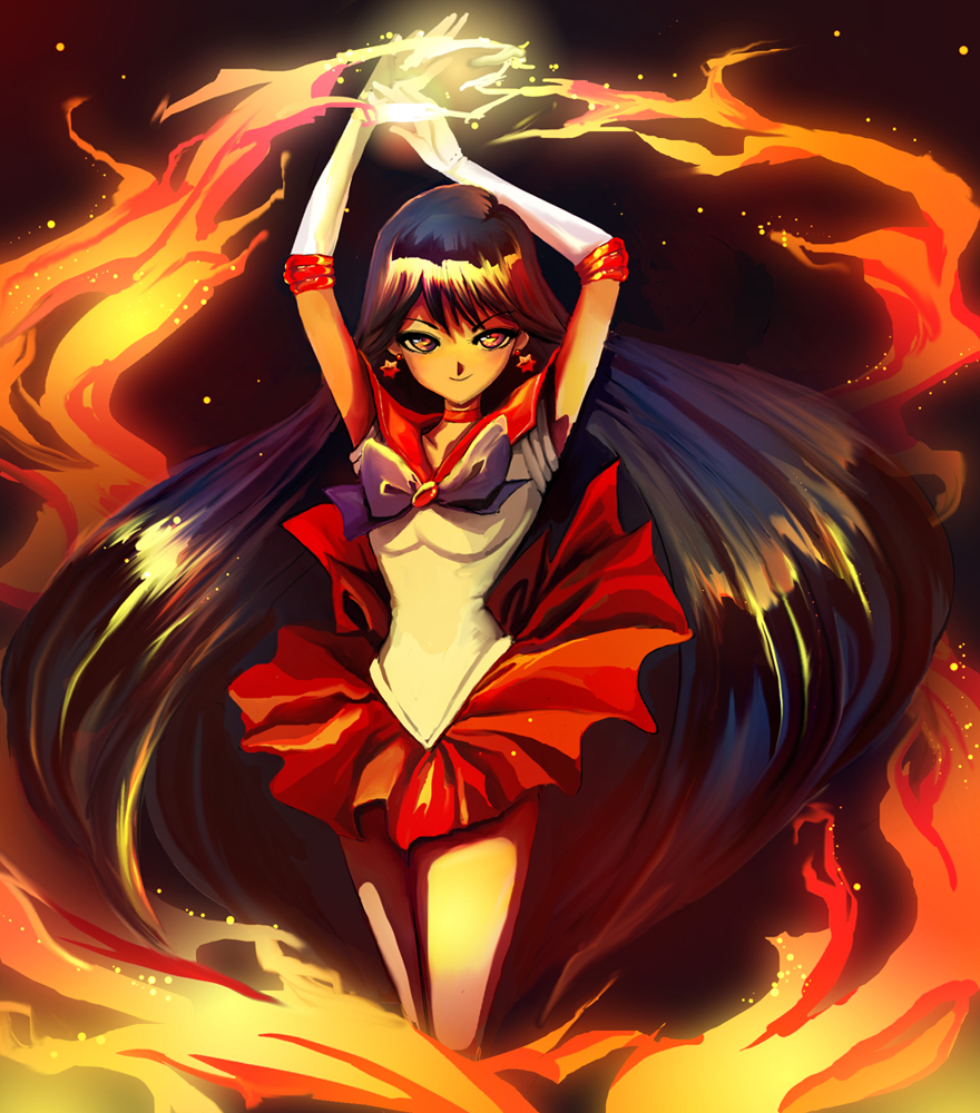Sailor Mars - HD Wallpaper 