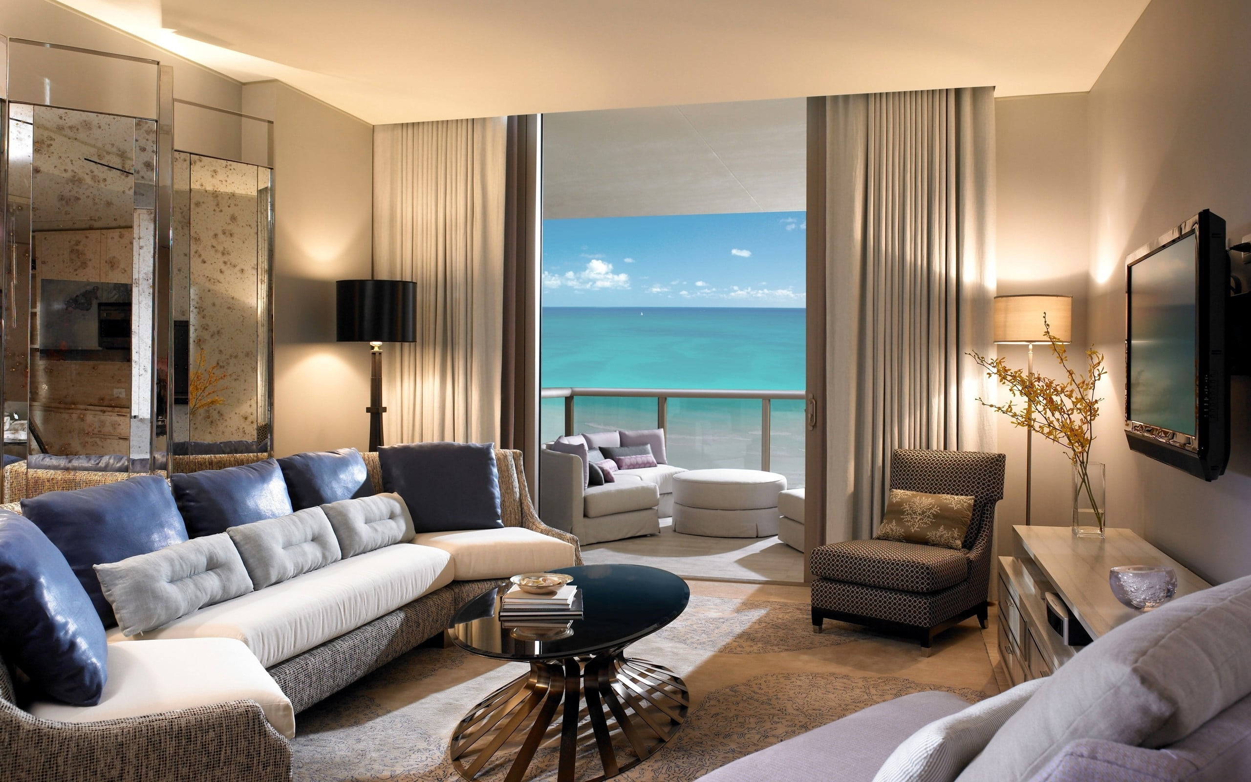 Salas Con Vista Al Mar - HD Wallpaper 