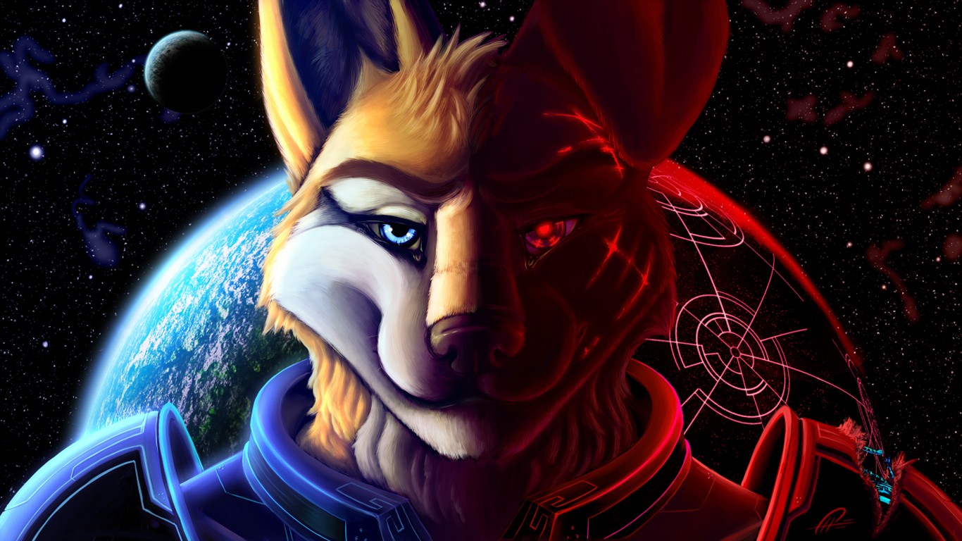 Outer Space Wallpaper - Furry Good Vs Evil - HD Wallpaper 