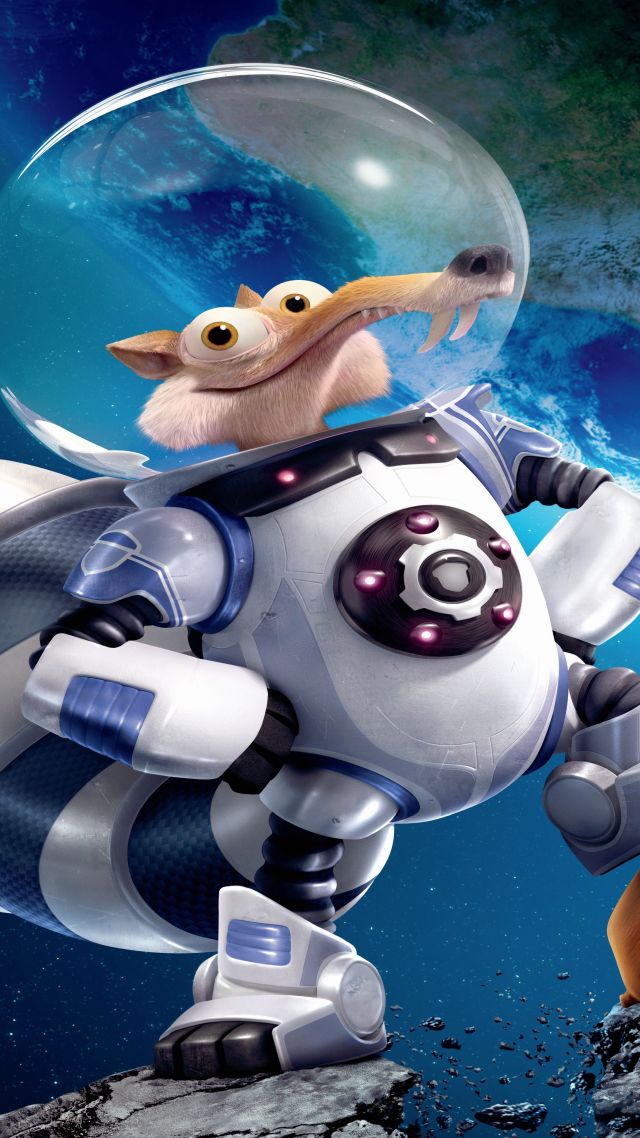 Ice Age - Ice Age Scrat Space - HD Wallpaper 