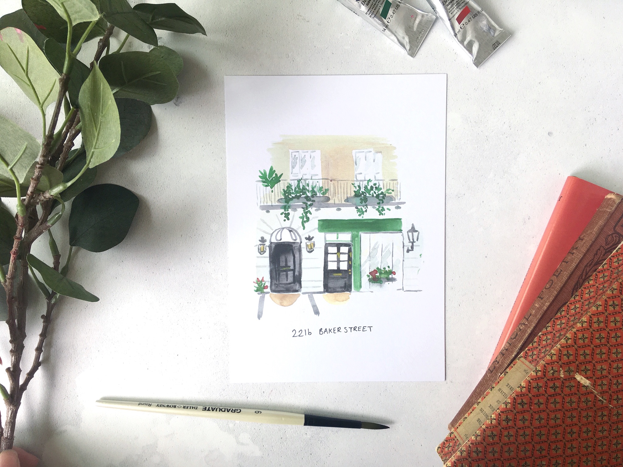 Sherlock Holmes 221b Baker Street Print - Tree - HD Wallpaper 