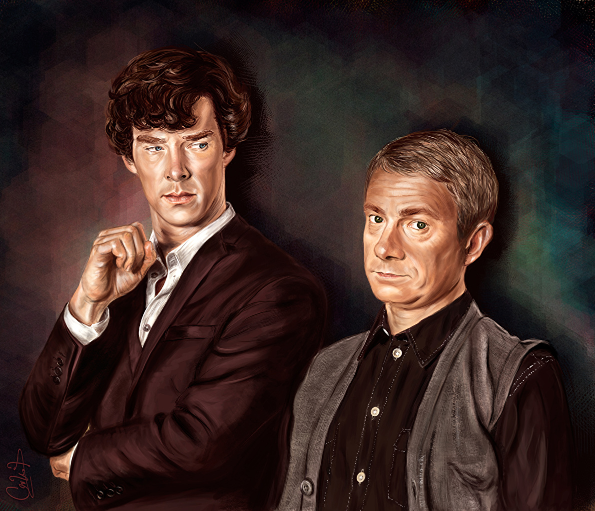 Sherlock And Watson Phone - HD Wallpaper 