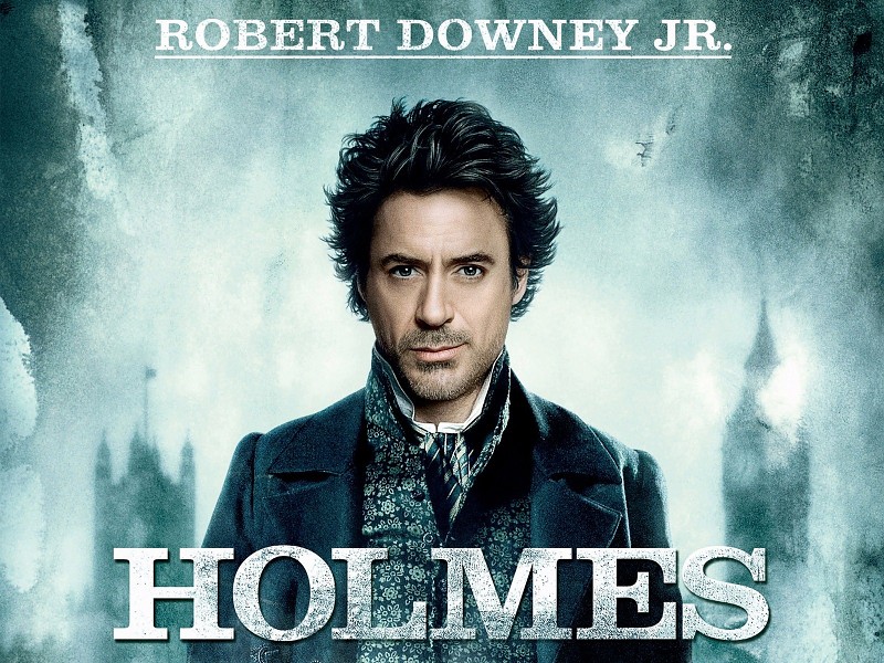 Sherlock Holmes Movie Cover Image Wallpaper - Robert Downey Jr Sherlock Holmes - HD Wallpaper 