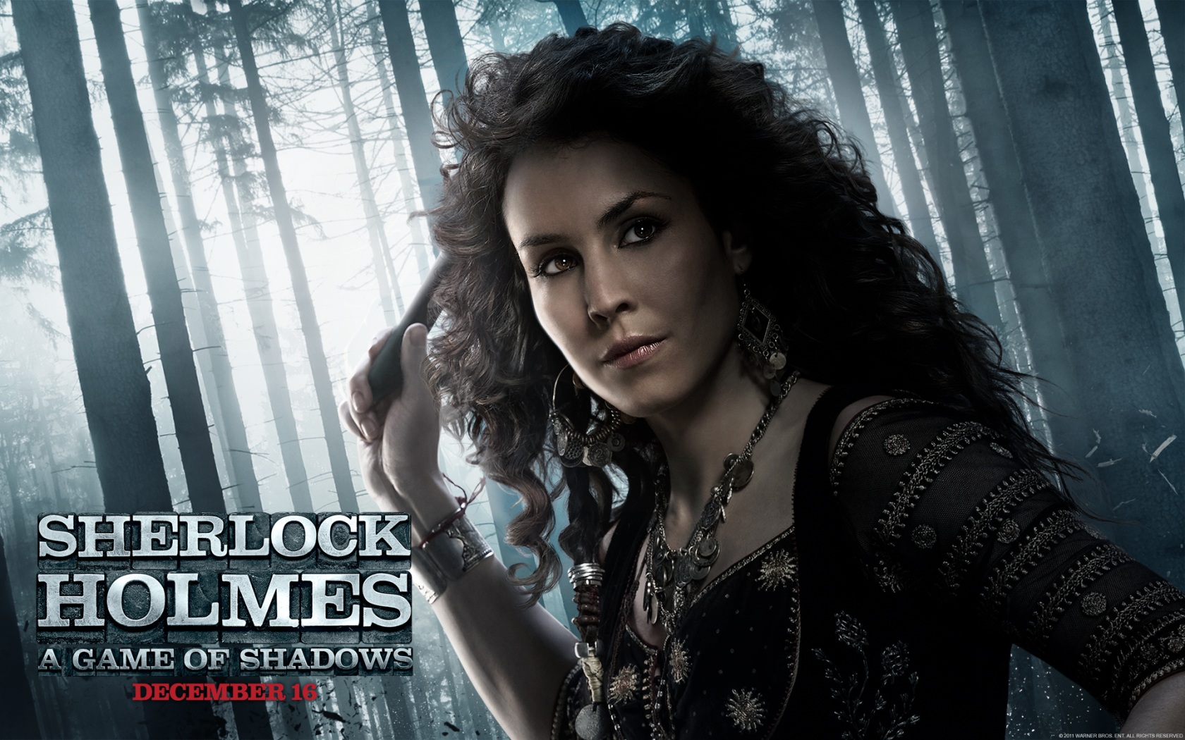 Desktop Wallpapers Free Sherlock Holmes A Game Of Shadows - Sherlock Holmes Noomi Rapace - HD Wallpaper 