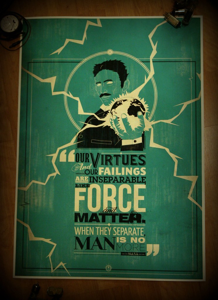 Poster Nikola Tesla Quotes - 744x1024 Wallpaper 
