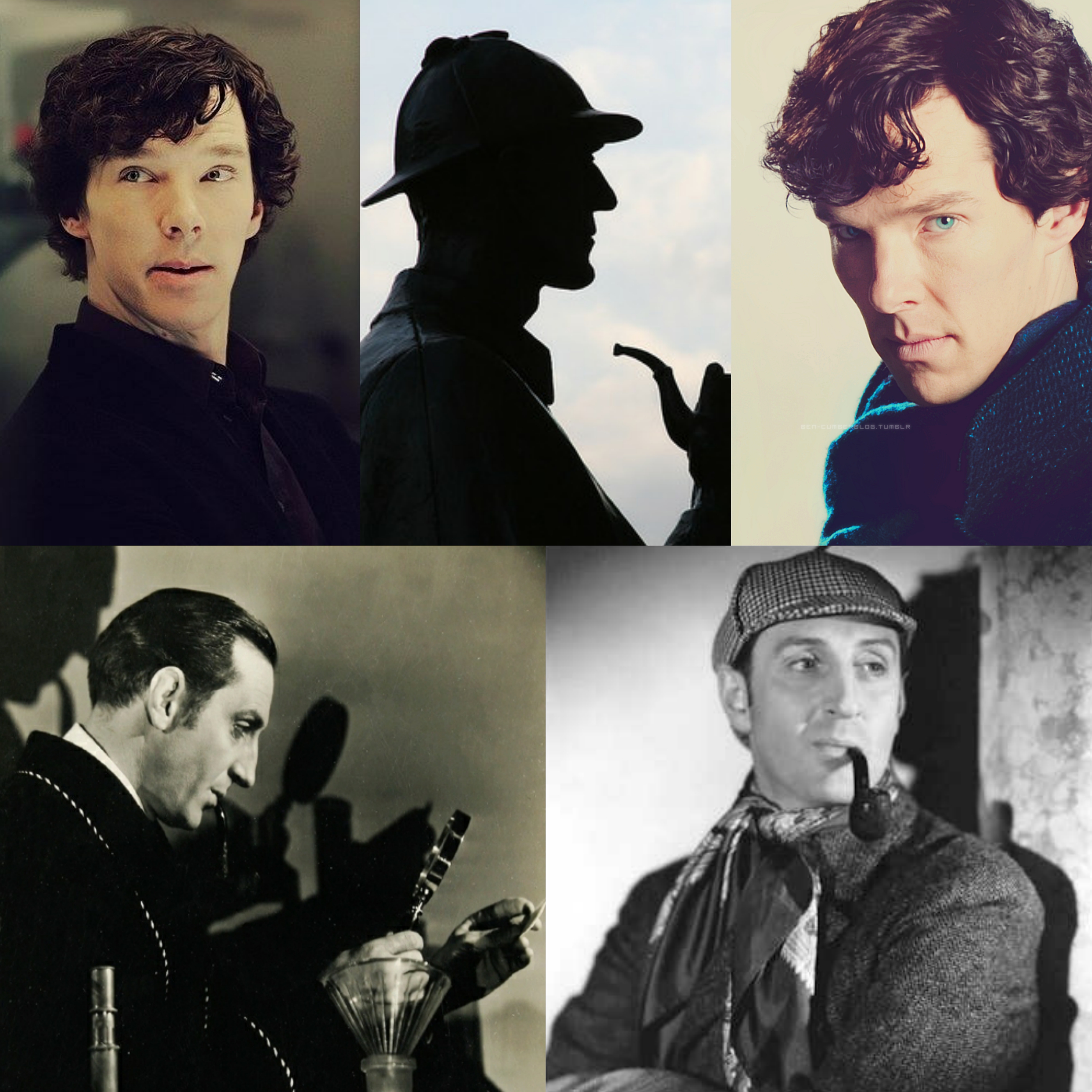 Tumblr Lfx4jtmb0j1qzdvhio1 R8 500 Fotor Collage - Sherlock Holmes Basil Rathbone Collection - HD Wallpaper 