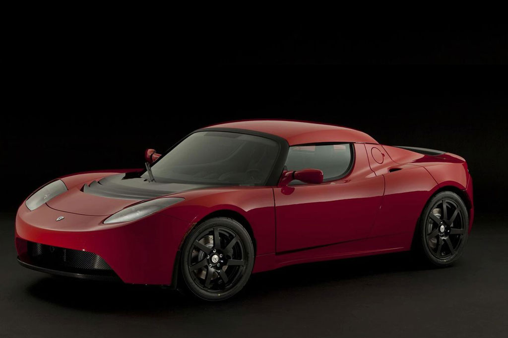 Tesla Roadster Wallpaper Jpg - Tesla Roadster 2010 Model - HD Wallpaper 