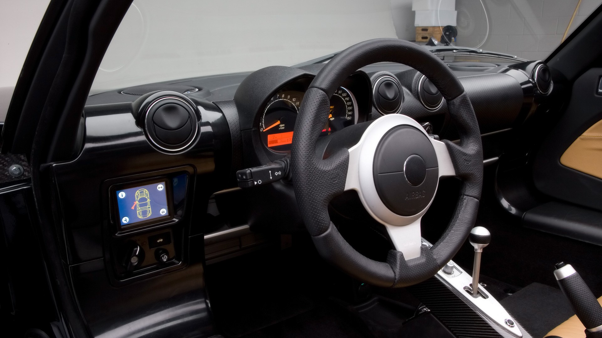Tesla Roadster 2008 Dashboard - HD Wallpaper 
