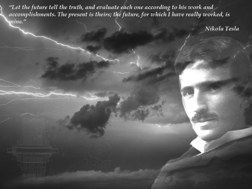 Nikola Tesla Lighting Quotes - HD Wallpaper 