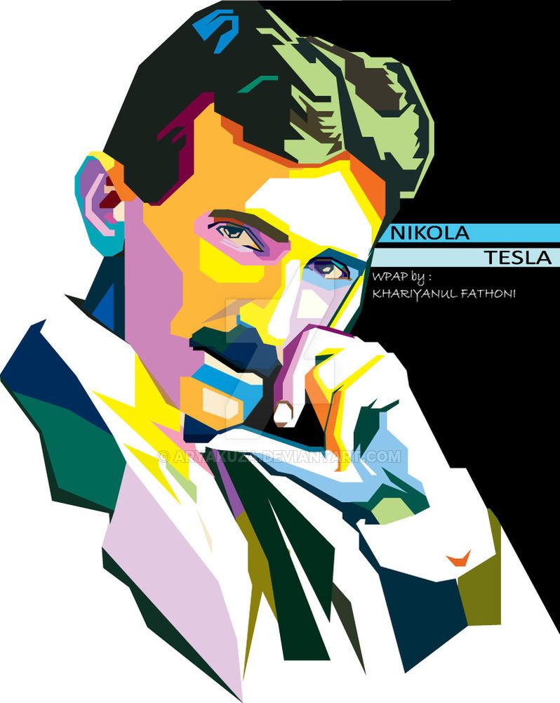 Nikola Tesla Pop Art - HD Wallpaper 