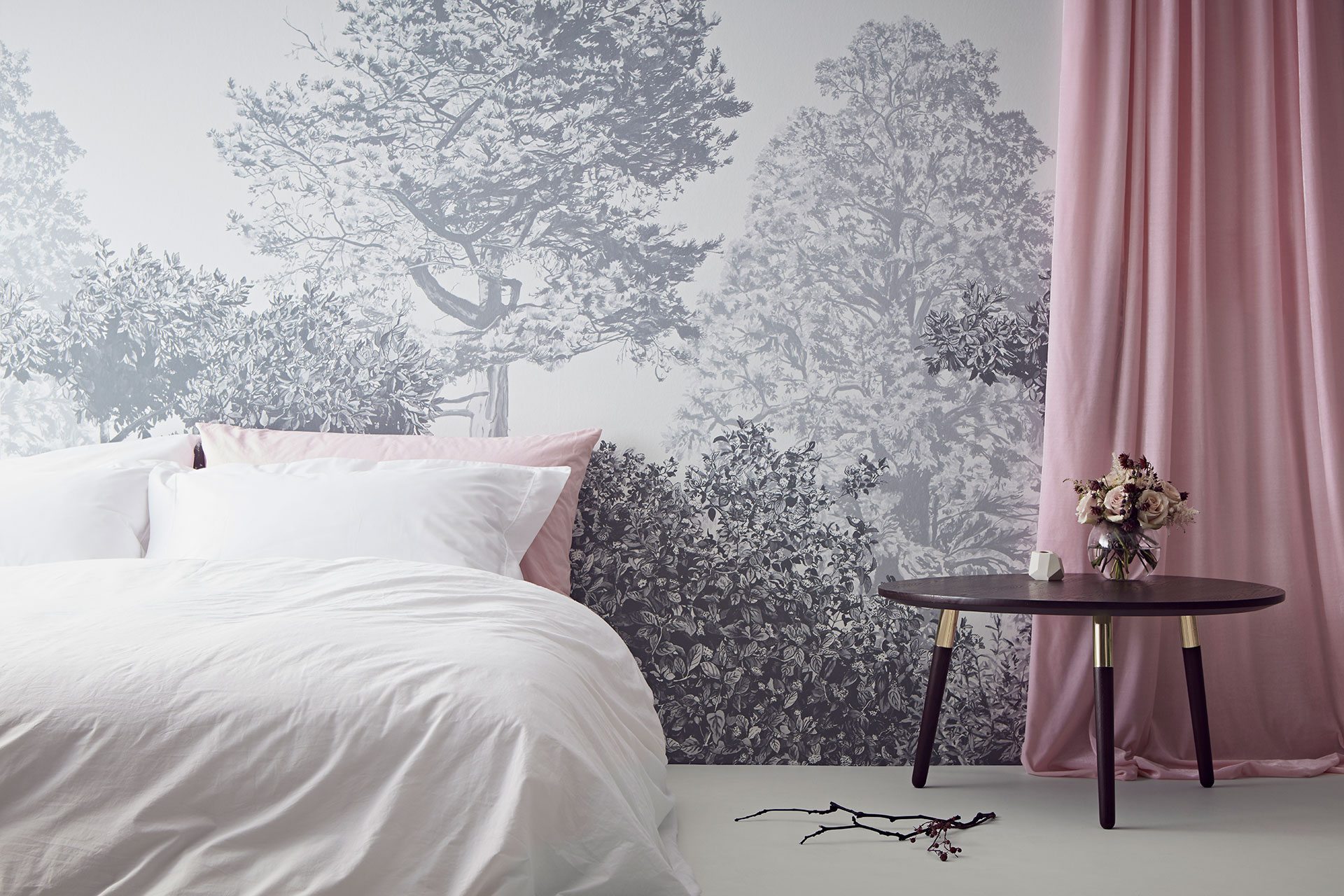 Bedroom Ideas Grey And Pink - HD Wallpaper 