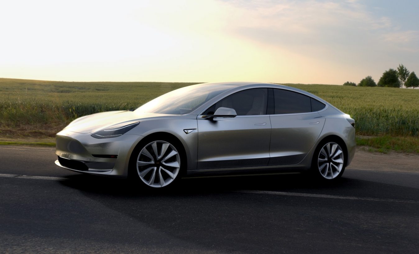 2019 Tesla Model 3 Front Hd Wallpaper - Whitehall - HD Wallpaper 
