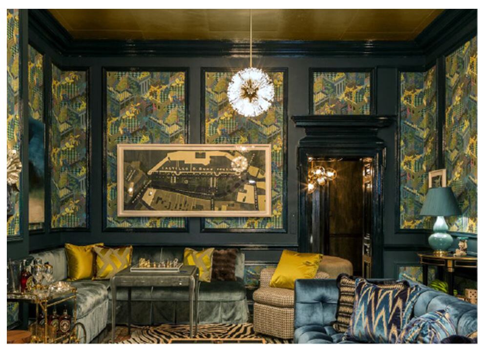 Cole & Son - Controlled Chaos Games Room - HD Wallpaper 