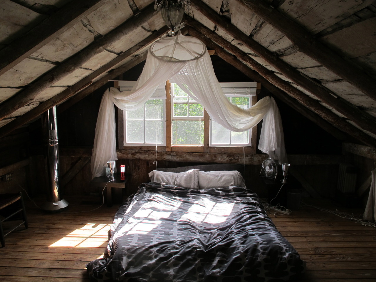 Boho Attic Bedroom - HD Wallpaper 