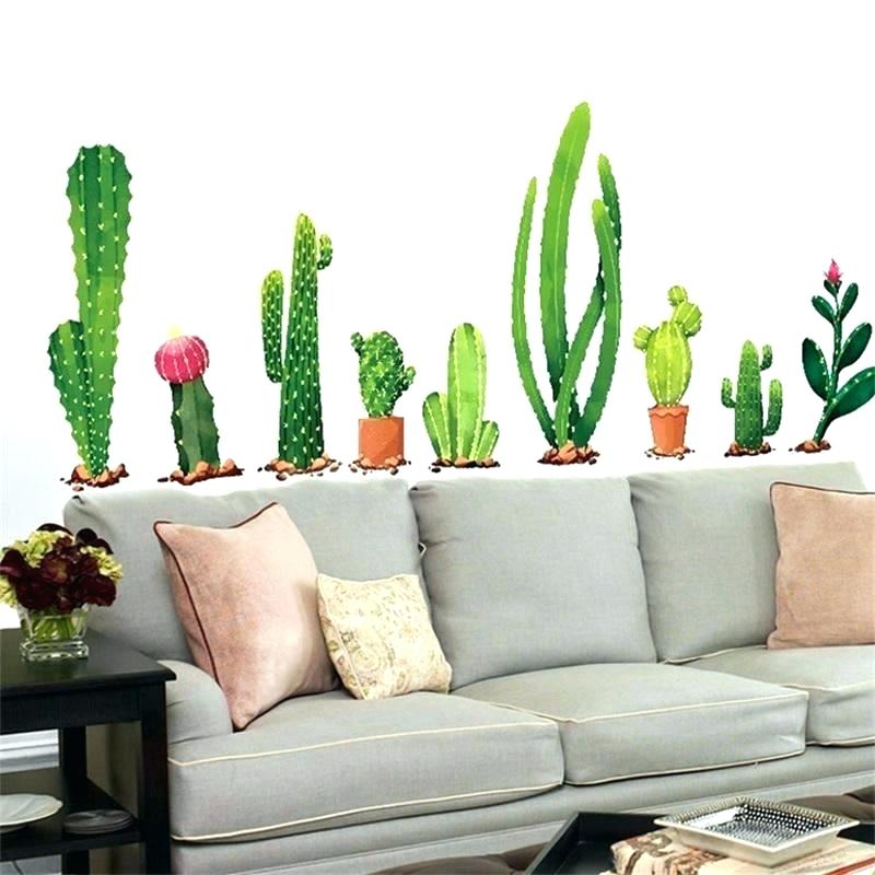 Cactus Themed Room Decor Tumblr Originality Potted - Cactus In Living Room - HD Wallpaper 