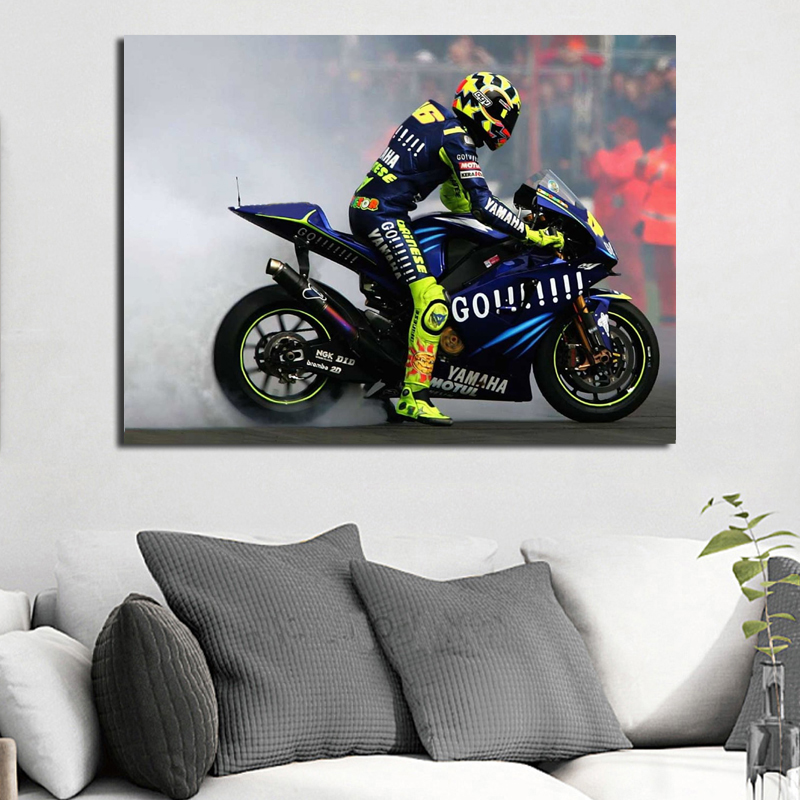 Valentino Rossi Burn - HD Wallpaper 