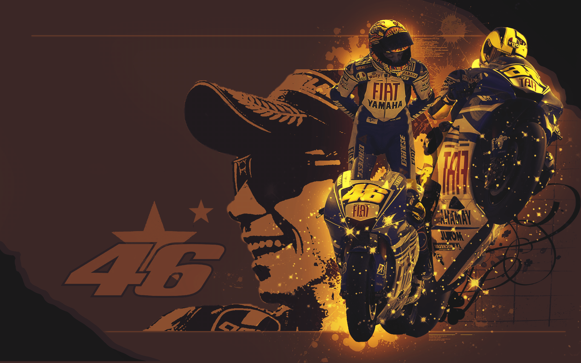 46 Valentino Rossi Hd - HD Wallpaper 