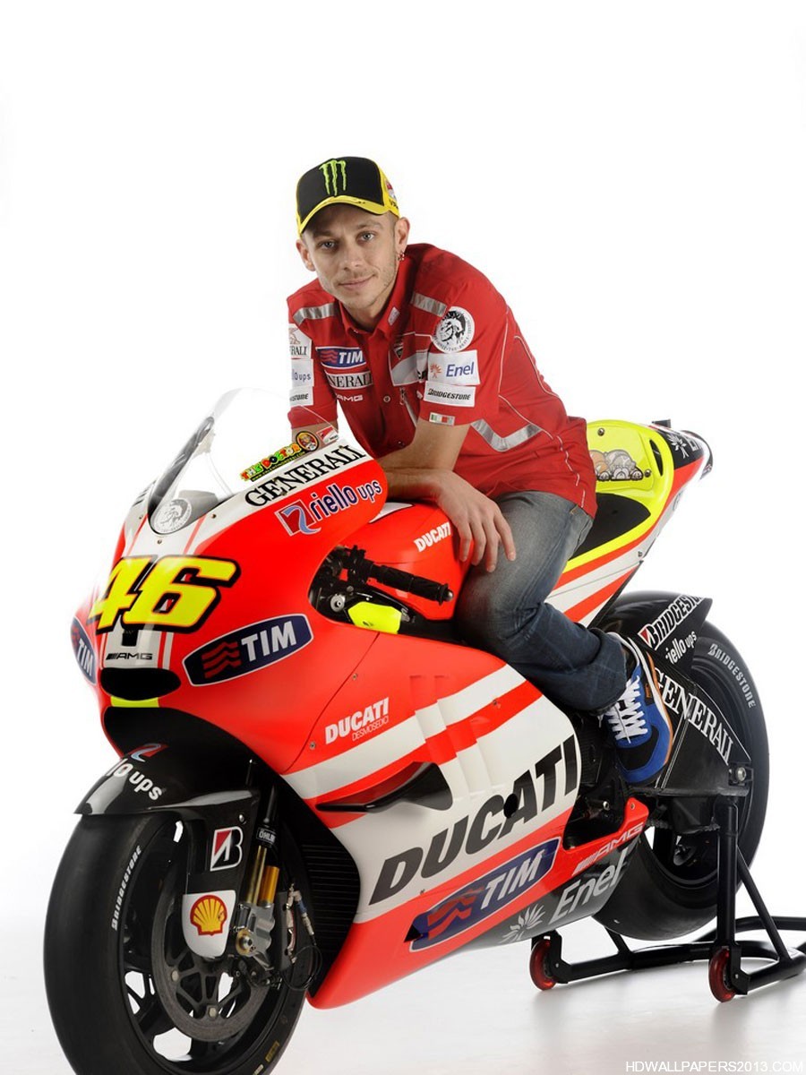 Motogp Wallpaper - Ducati Desmosedici Valentino Rossi - HD Wallpaper 