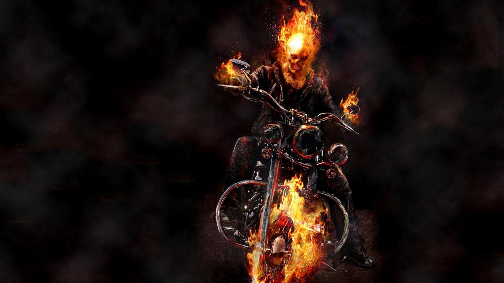 Motorcycle Ghost Rider Image Hd Wallpaper - Ghost Rider Wallpaper In Full Hd - HD Wallpaper 
