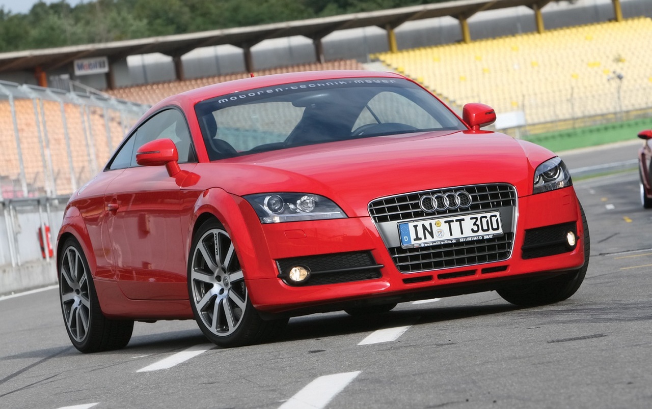 Audi Tt Red Wallpapers - Audi Tt 2007 Front - HD Wallpaper 