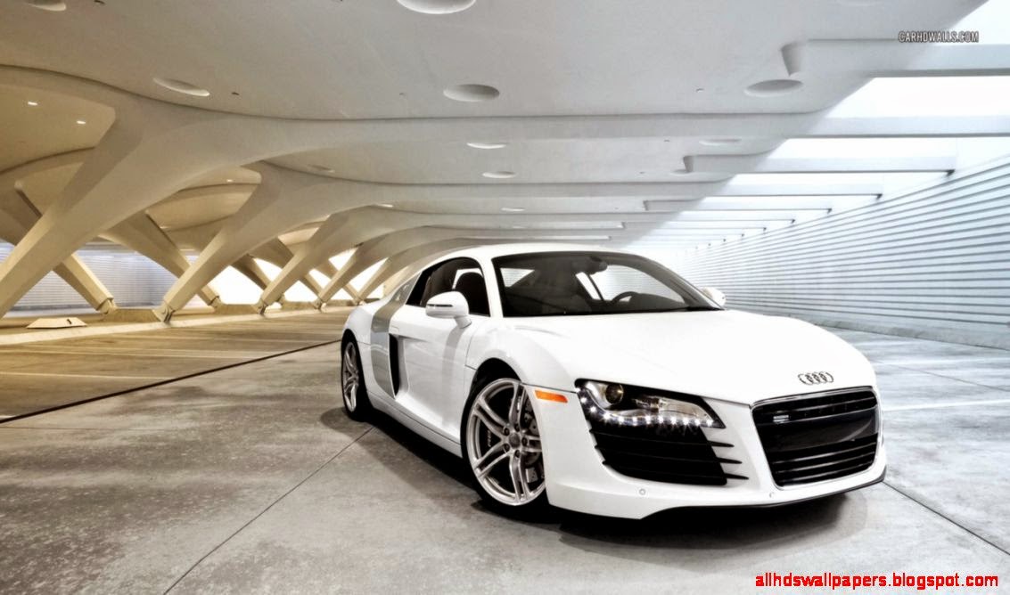 White Audi R8 Wallpaper Hd 7158 Wallpaper Aws Hd - Audi R8 Parking Lot - HD Wallpaper 