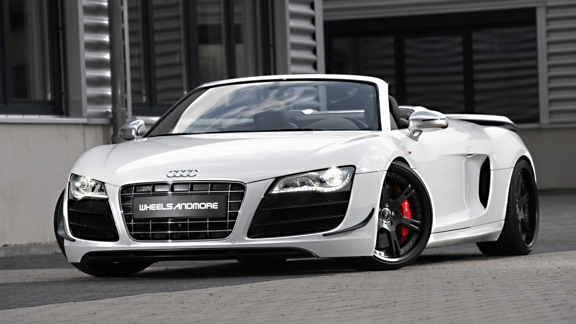 Audi R8 2017 Cabriolet - HD Wallpaper 