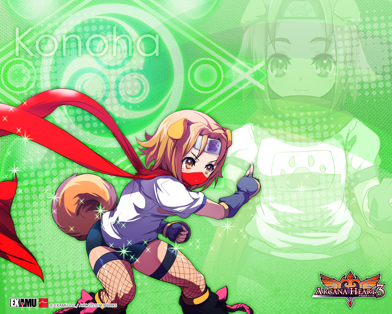 Arcana Heart - Arcana Heart Konoha - HD Wallpaper 
