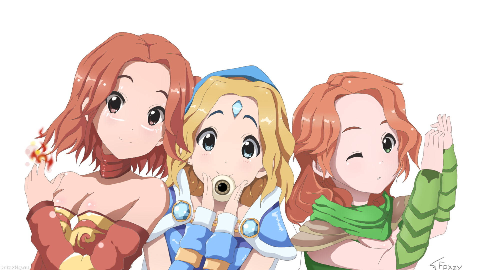 Dota 2 Girls - HD Wallpaper 