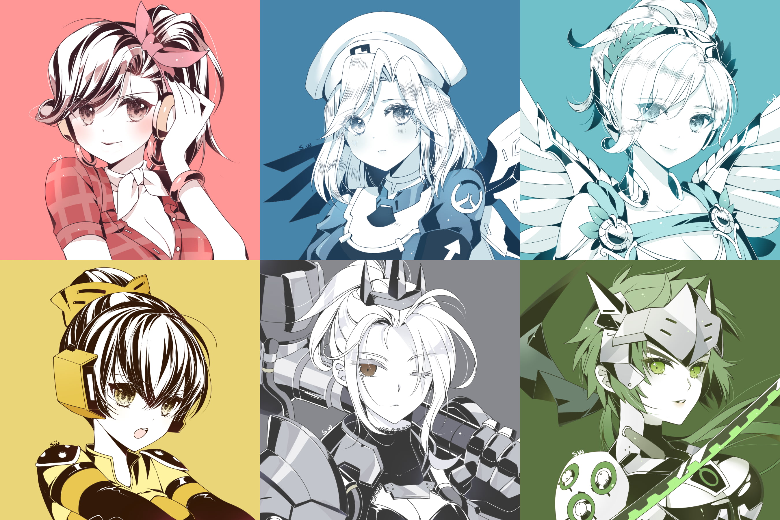 Mercy Combat Medic Anime - HD Wallpaper 