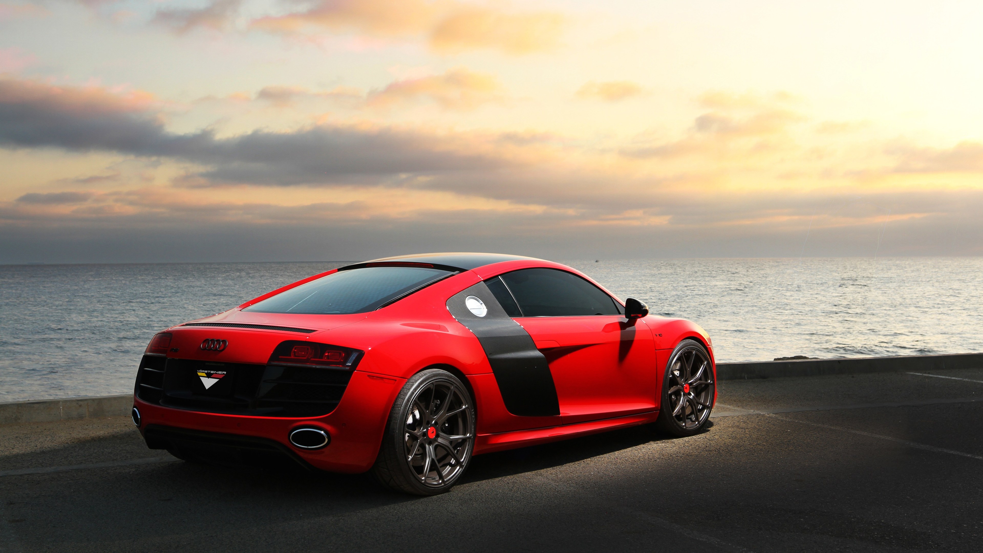 Audi R8 New 2019 4k - Audi R8 Red Hd - HD Wallpaper 