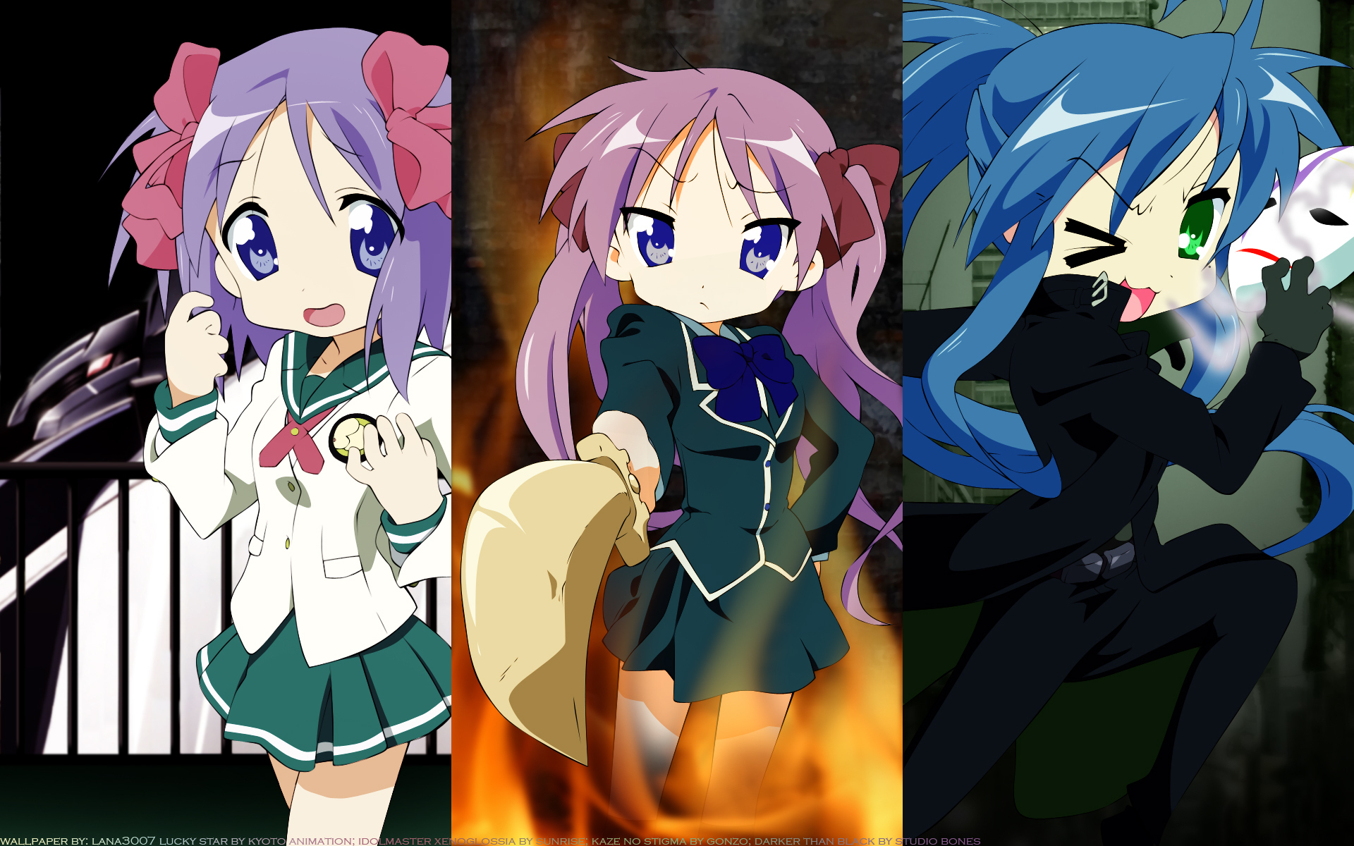 Konata Kagami Tsukasa Cosplay - Lucky Star Konata - HD Wallpaper 