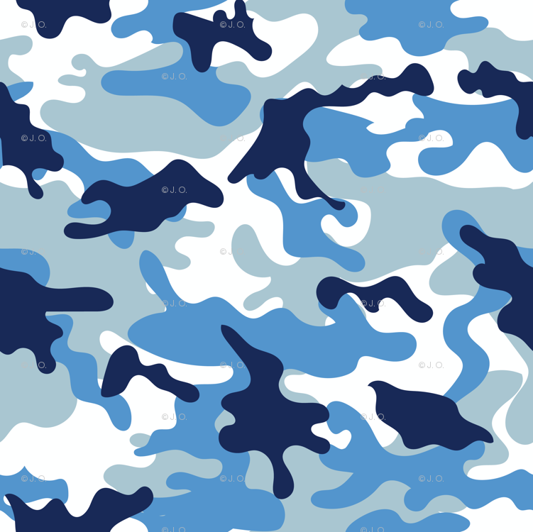 Blue Camo Png - Blue And White Camouflage - HD Wallpaper 
