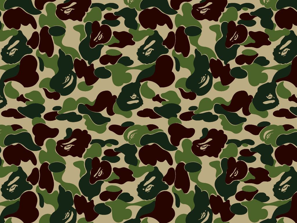 Bape Camo Background - HD Wallpaper 