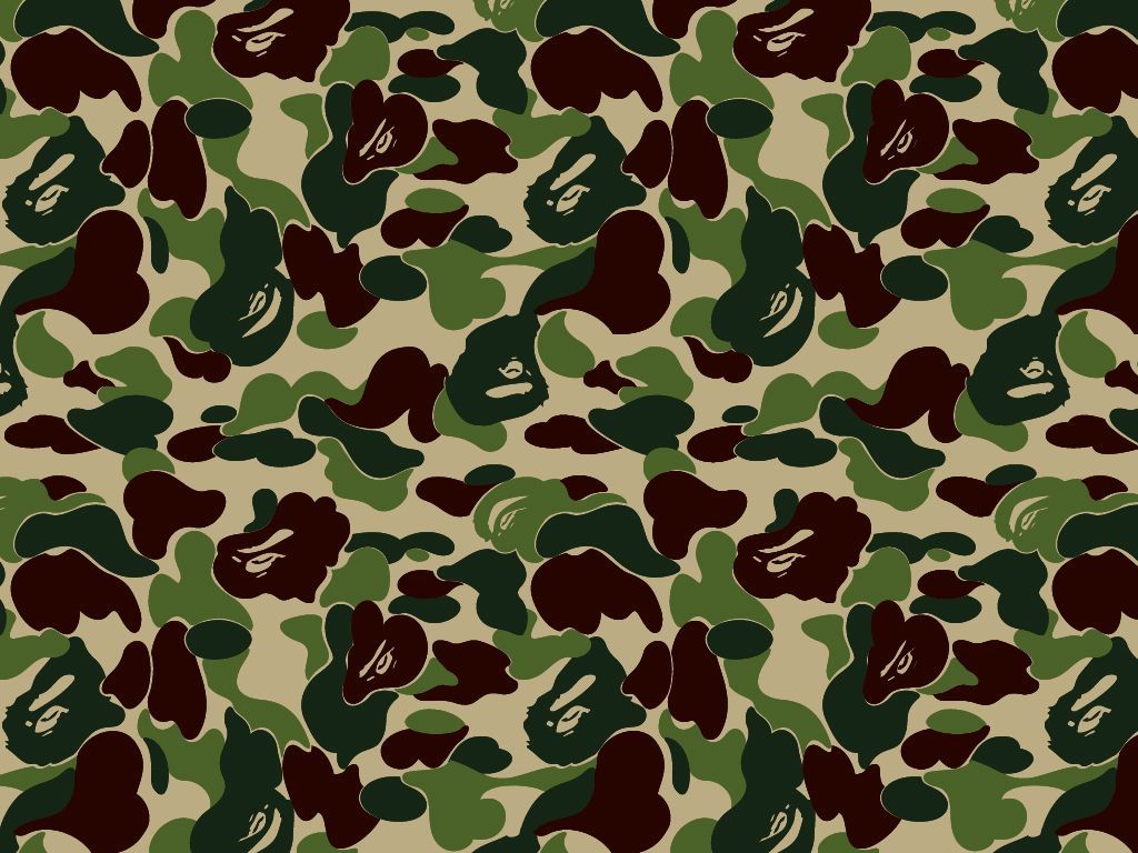 Bape Camo Background - HD Wallpaper 