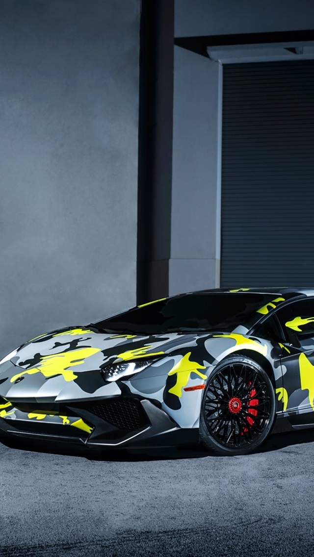 Iphone Wallpaper Lamborghini Aventador Lp750-4 Sv Supercar, - Aventador Galaxy - HD Wallpaper 