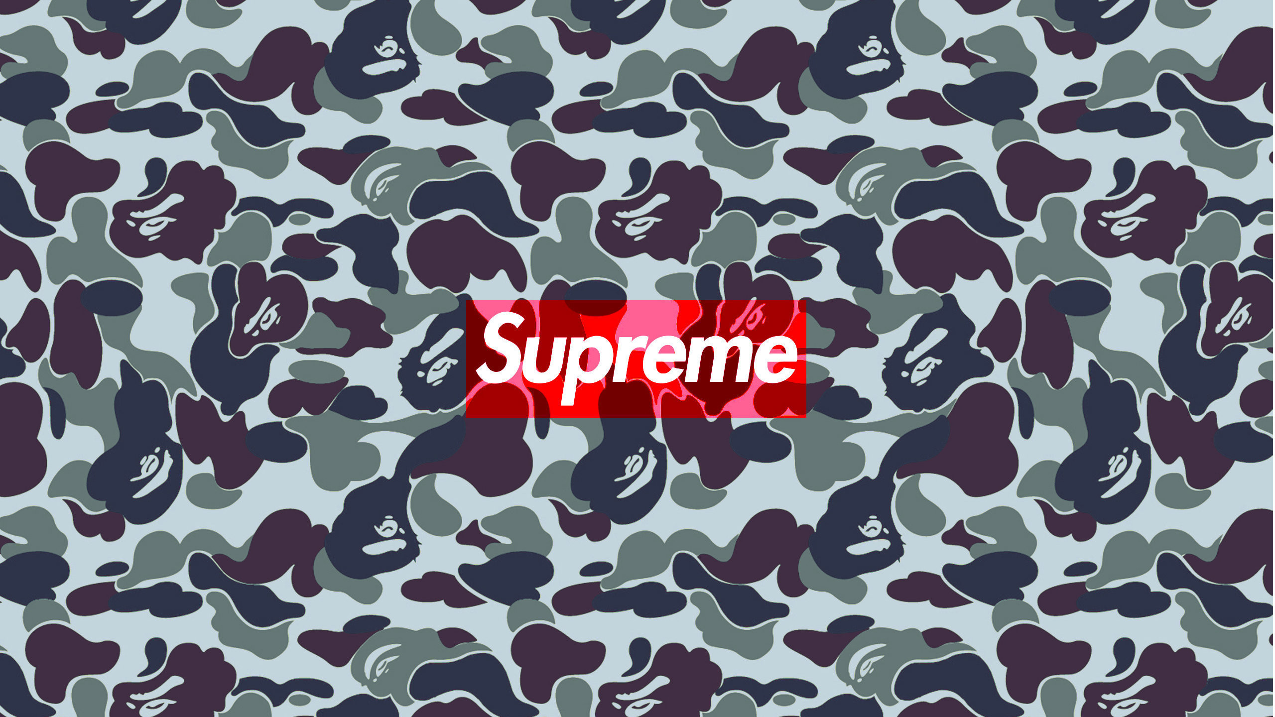 Download The Supreme Bape Urban Camo Wallpaper Below - Supreme Wallpaper For Ps4 - HD Wallpaper 