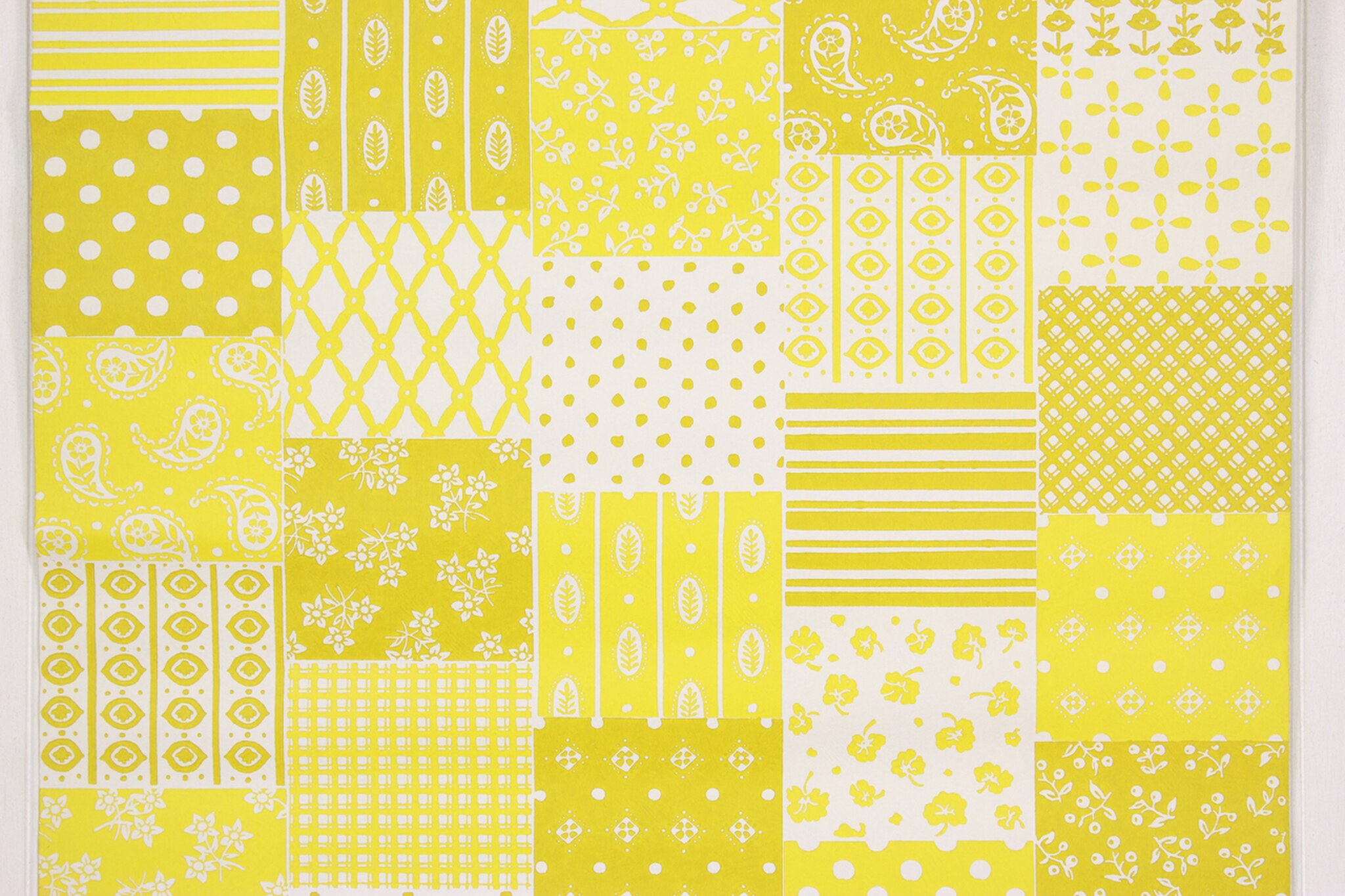 Yellow Vinyl Wallpaper Pattern - HD Wallpaper 