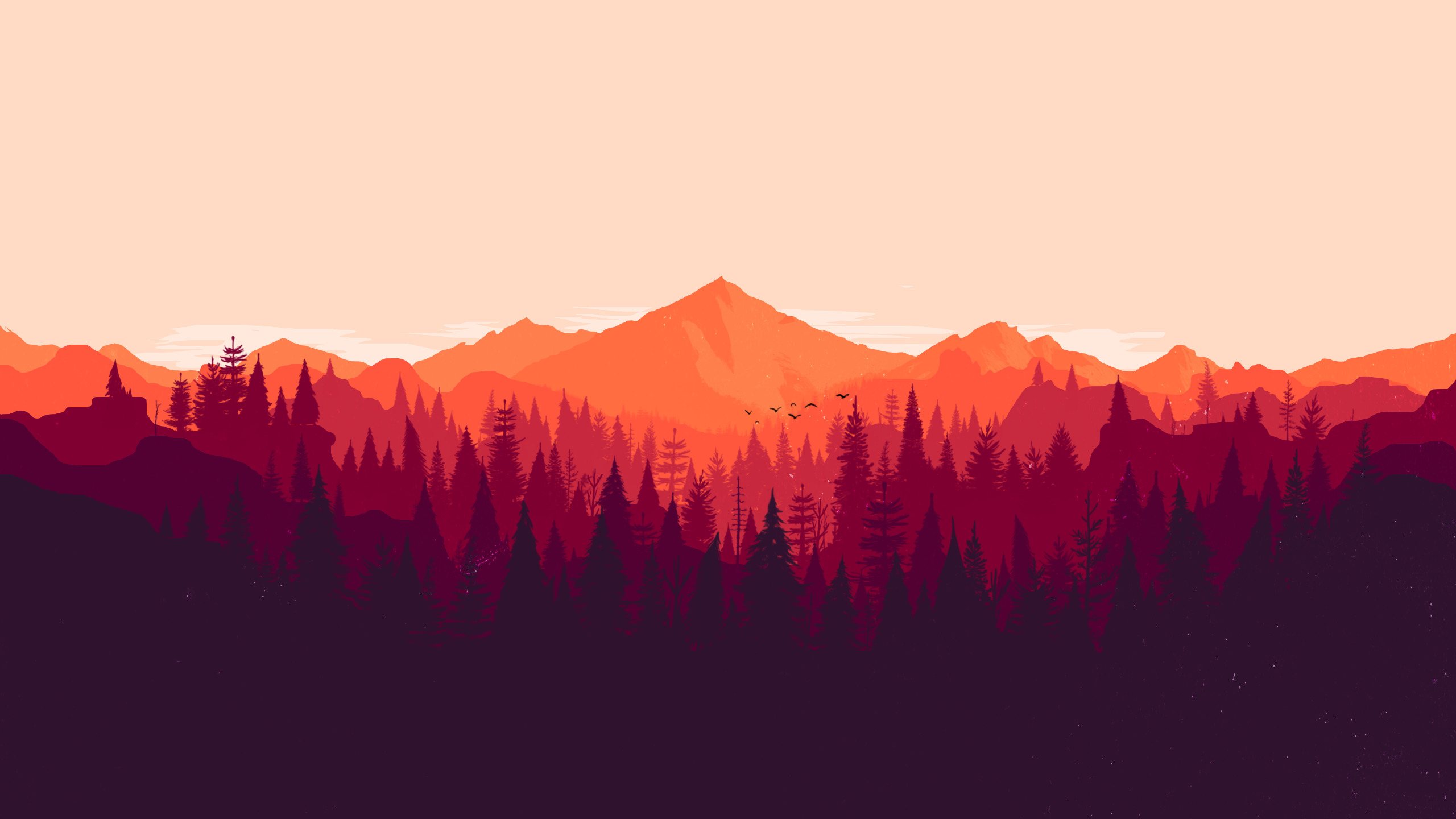 Firewatch Illustration - HD Wallpaper 