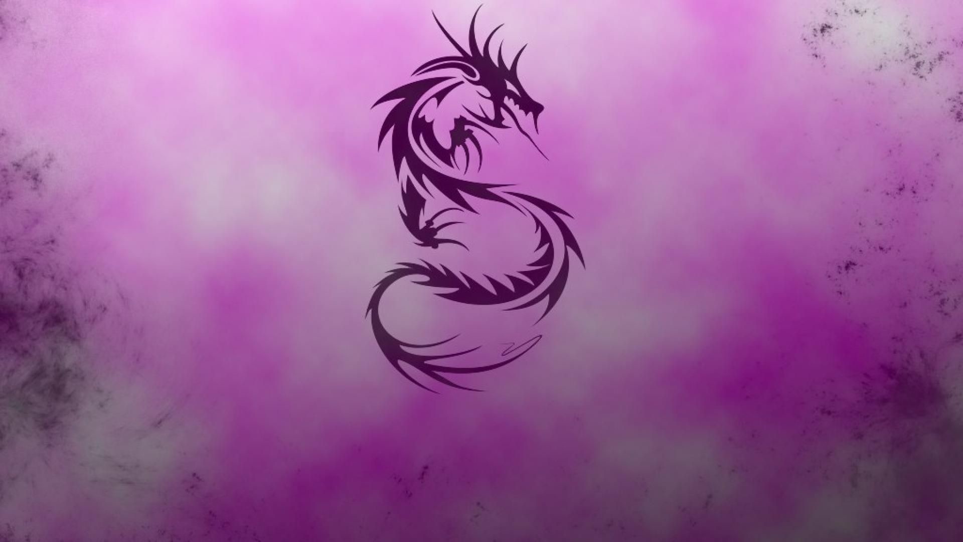 Dragon Wallpaper Purple - HD Wallpaper 