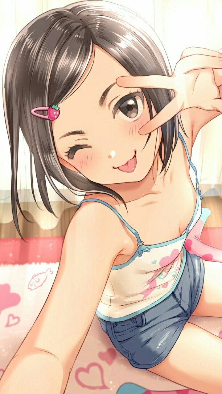 Cute Anime Girl Love - HD Wallpaper 