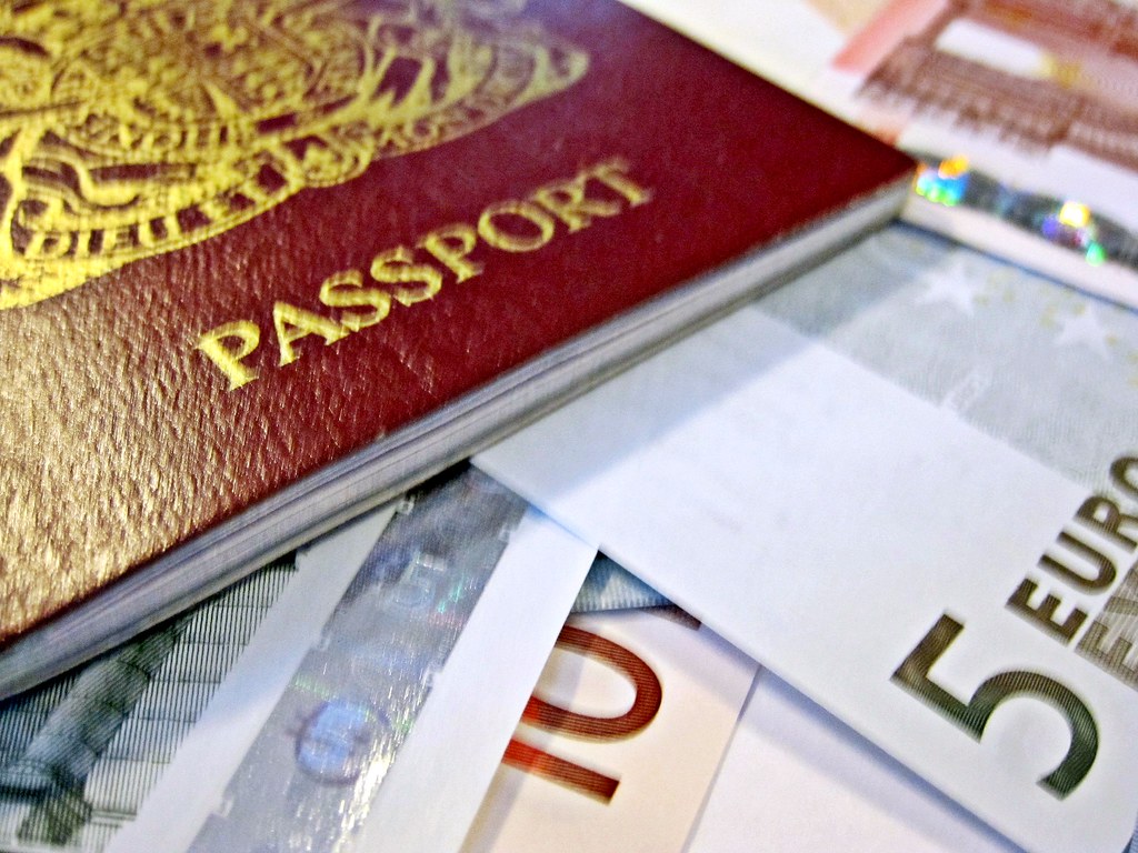 Passport And Euros - HD Wallpaper 