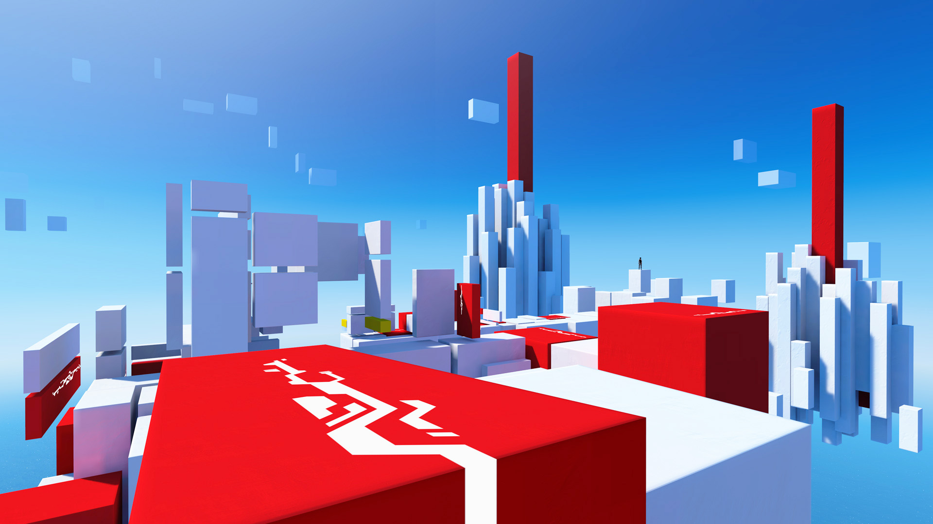 Wallpaper 8 Bits - Mirror's Edge - HD Wallpaper 