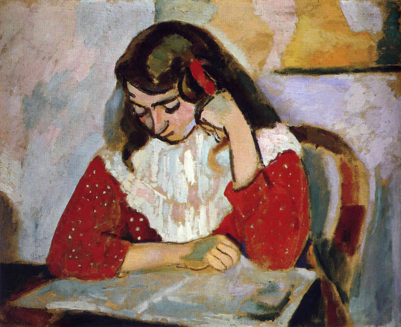 Margarita Reading - Henri Matisse Marguerite Reading - HD Wallpaper 