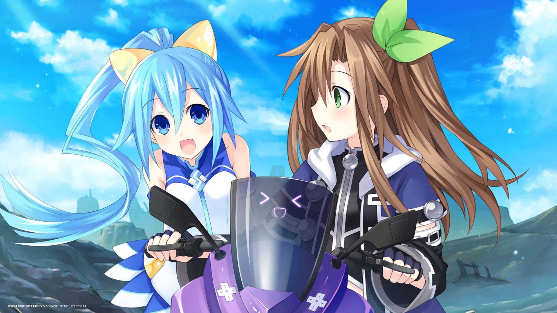 Superdimension Neptune Vs Sega Hard Girls Wallpaper - If And Segami - HD Wallpaper 