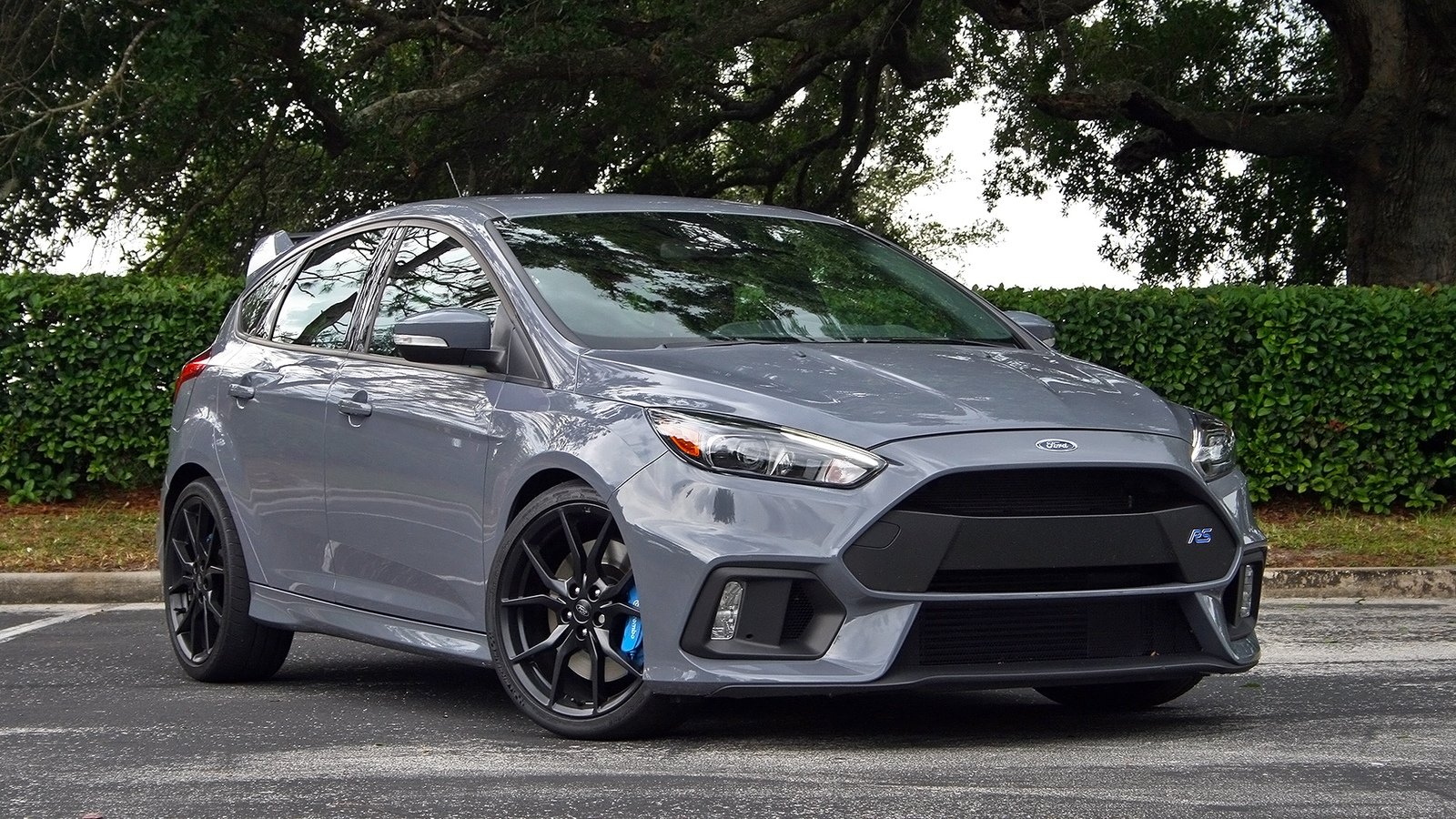 Ford Focus Rs 2017 Grey - HD Wallpaper 